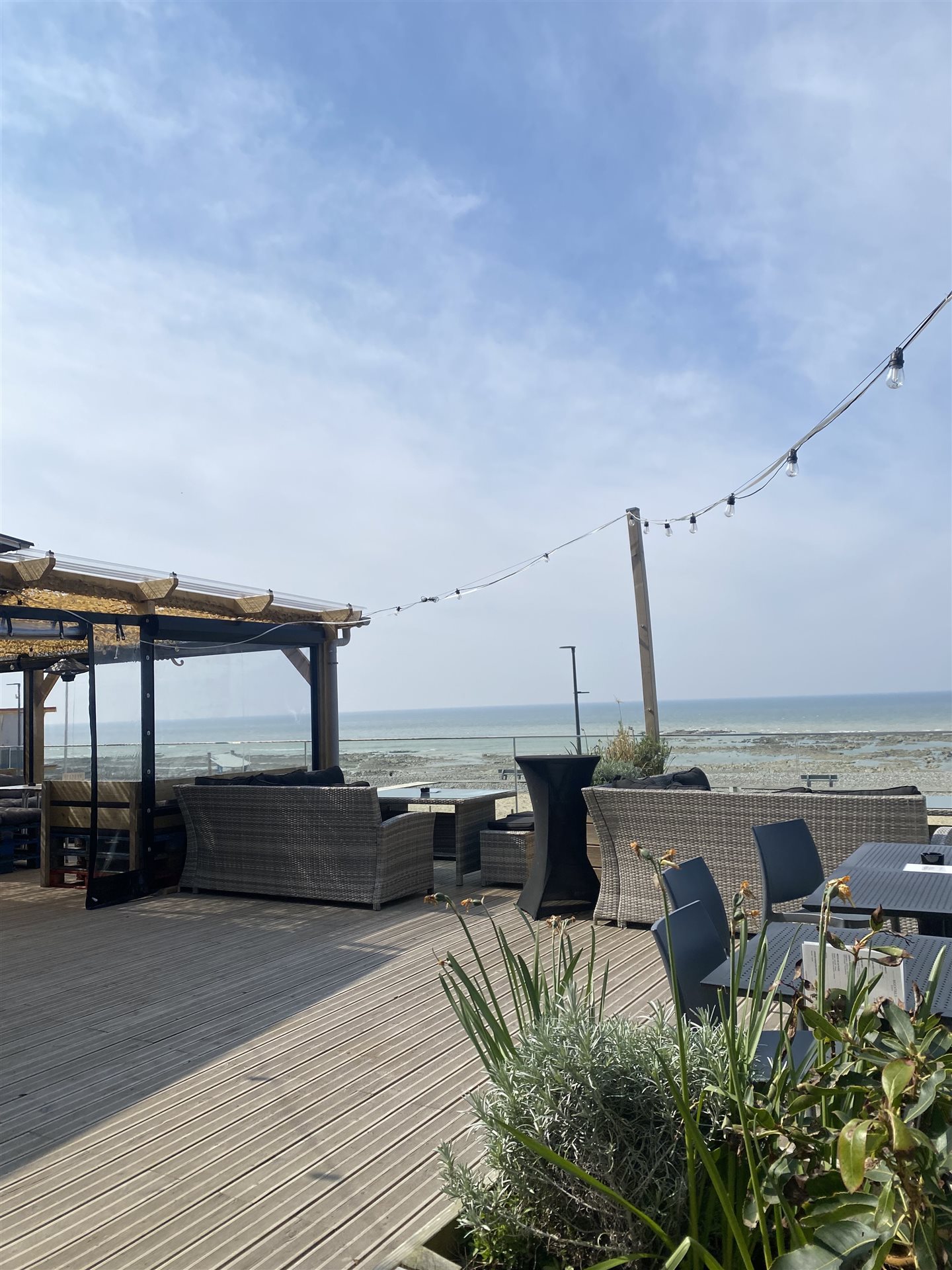 Terrasse rooftop vue mer
