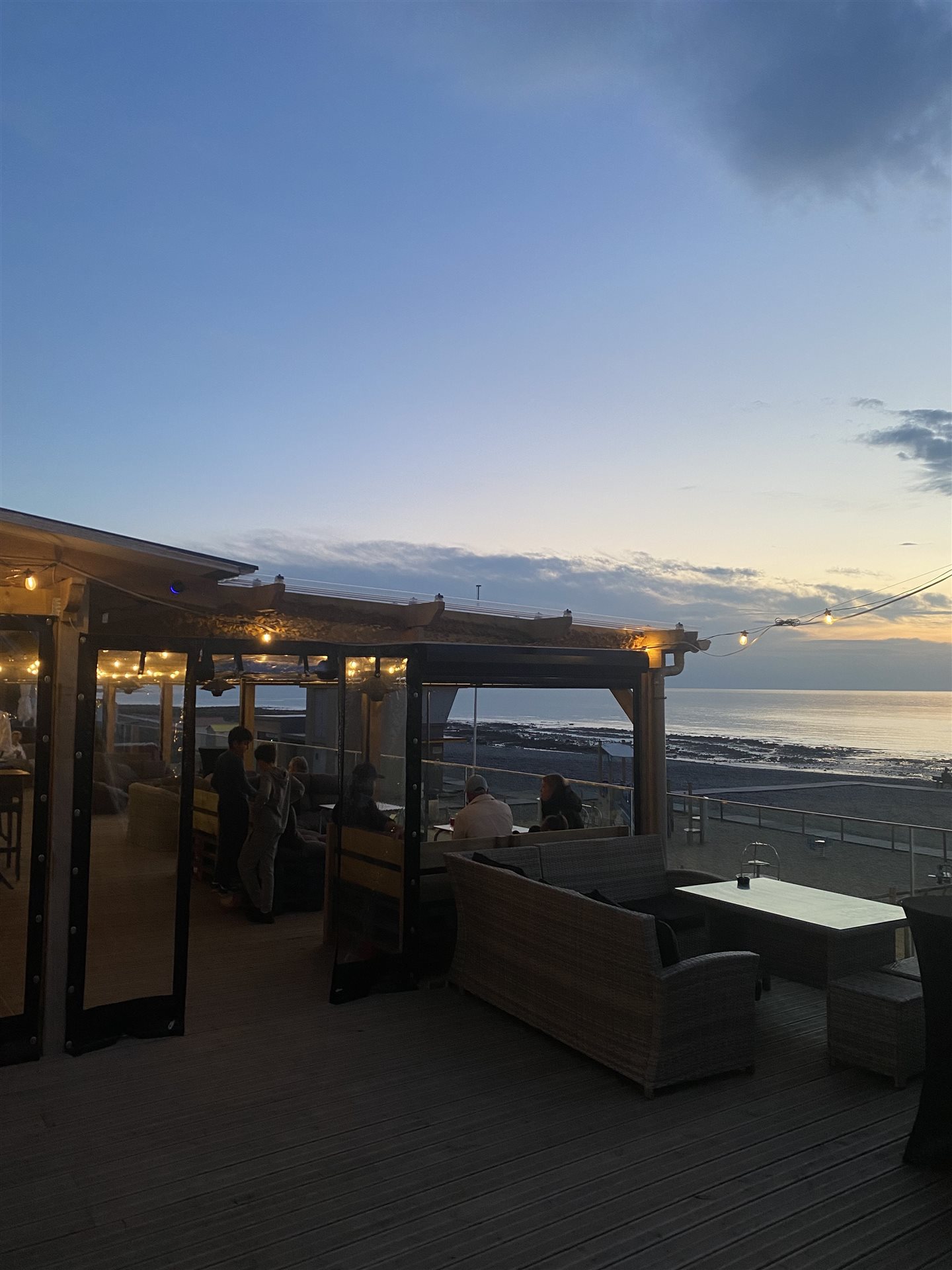 Rooftop avec vue sur la mer